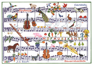 Doppelkarte Bauernkantate (Bach)