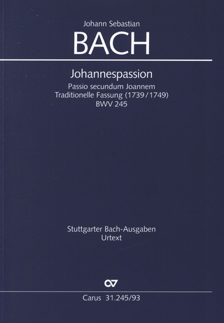 Johann Sebastian Bach - Passion selon Saint Jean