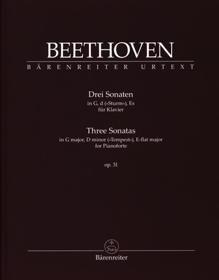 Ludwig van Beethoven: Three Sonatas op. 31