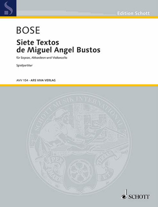 Bose, Hans-Juergen von - Siete Textos de Miguel Angel Bustos