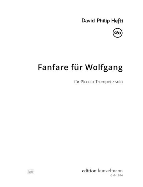 David Philip Hefti - Fanfare für Wolfgang