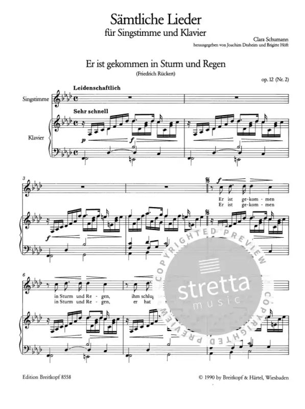 Clara Schumann - Complete Songs I