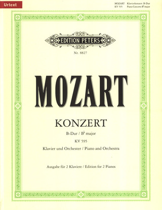 Wolfgang Amadeus Mozart: Konzert B-Dur Nr.27 KV 595 für Klavier und Orchester