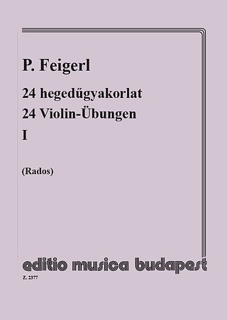 Peregrin Feigerl - 24 Violin–Übungen 1