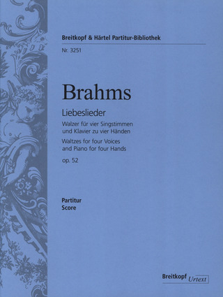 Johannes Brahms - Liebeslieder op. 52 (Walzer)