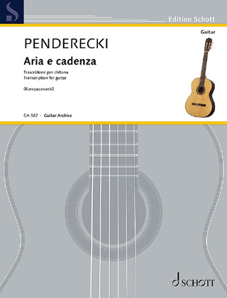 Krzysztof Penderecki - Aria e cadenza