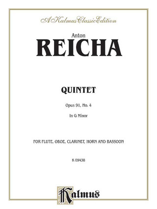 Anton Reicha: Quintet in D Minor, Op. 91, No. 4