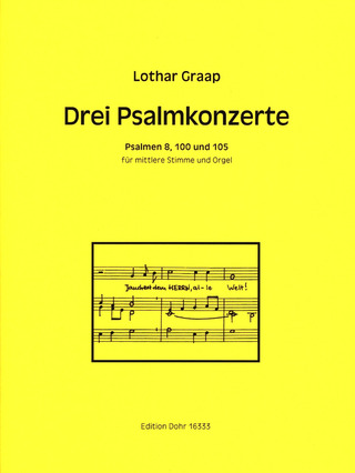 Lothar Graap - Drei Psalmkonzerte
