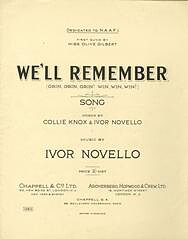 Ivor Novello - We'll Remember (Grin, Grin, Grin! Win, Win, Win!)
