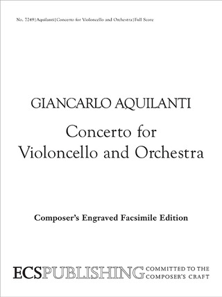 Giancarlo Aquilanti - Concerto for Violoncello and Orchestra