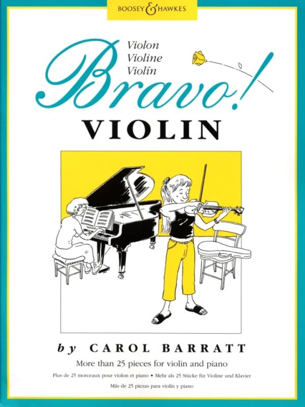 25 leichte Stücke Ausgabe mit CD. Violine und Klavier Klassik für Kinder 