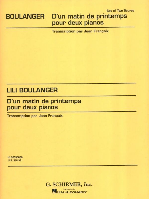 Lili Boulanger y otros. - D'Un Matin Du Printemps (set)