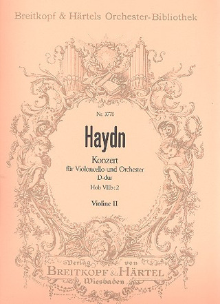 Joseph Haydn - Konzert für Violoncello und Orchester D-Dur