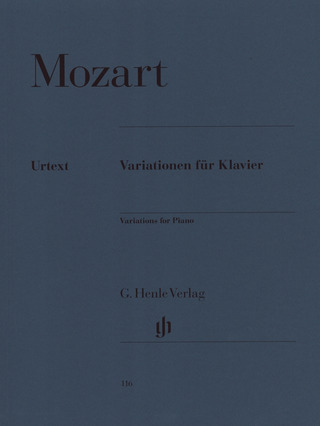 Wolfgang Amadeus Mozart - Variations pour piano