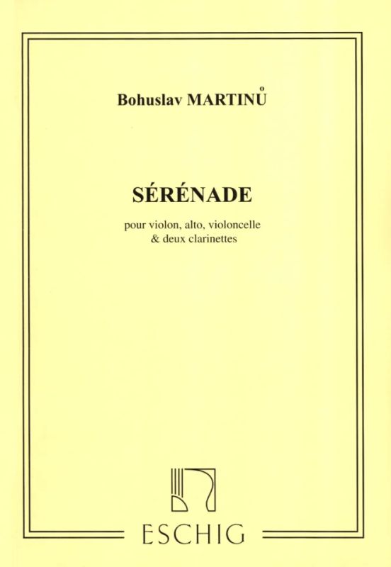 Bohuslav Martinů - Sérénade