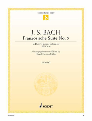 Johann Sebastian Bach - Französische Suite No. 5 G-Dur