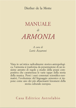Diether de la Motte - Manuale di Armonia