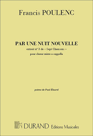 Francis Poulenc - Par une nuit nouvelle