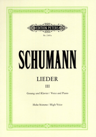 Robert Schumann - Lieder, Band 3