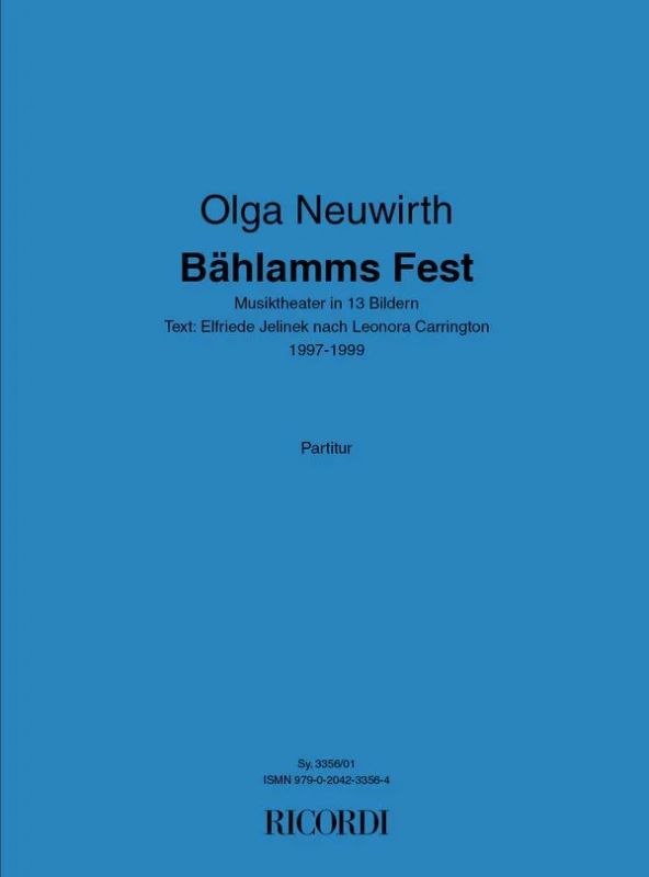 Olga Neuwirth - Bählamms Fest
