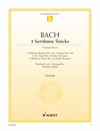 Johann Sebastian Bach - Three famous pieces