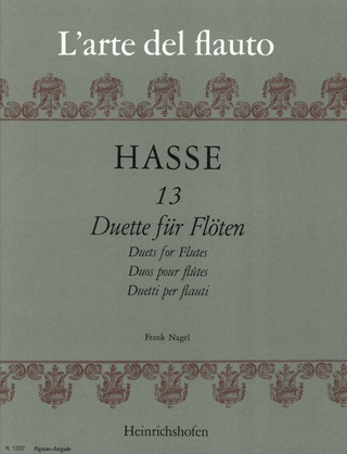 Johann Adolph Hasse - 13 Duette für Flöten