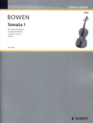 York Bowen - Sonata Nr. 1 c-Moll op. 18