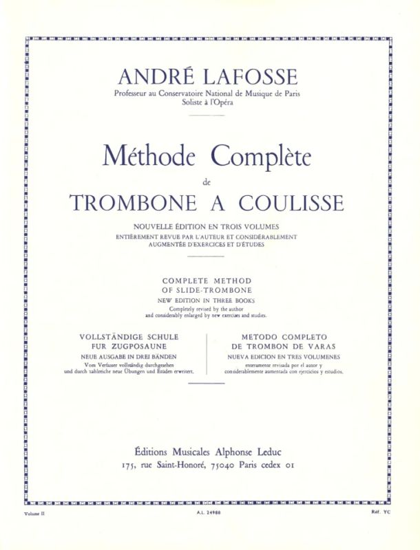Andre Lafosse: Méthode Complete 2 (0)
