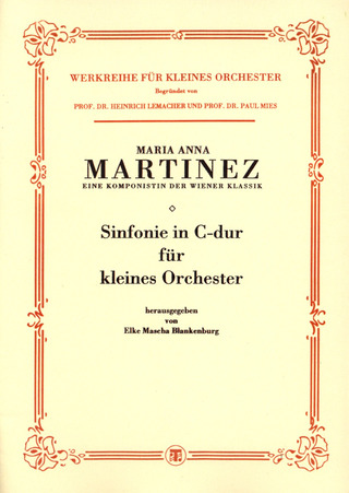 M. von Martines - Sinfonie in C-Dur