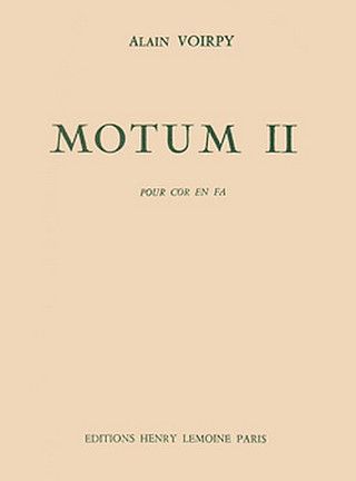 Alain Voirpy - Motum II