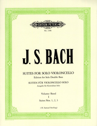 Johann Sebastian Bach - Six Suites for Solo Cello 1: Nos. 1–3 BWV 1007-1012