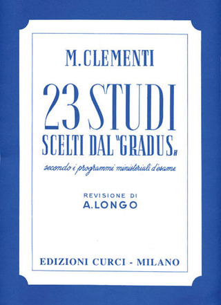 Muzio Clementi - Studi (23) Scelti Dal Gradus (Longo)