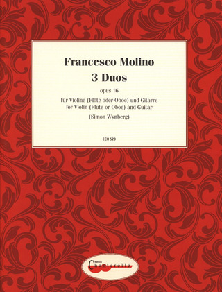 Francesco Molino: 3 Duos op. 16