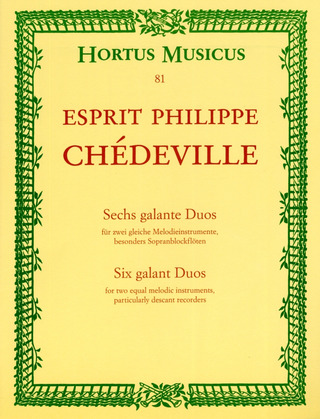 Esprit Philippe Chédeville - 6 galant Duos