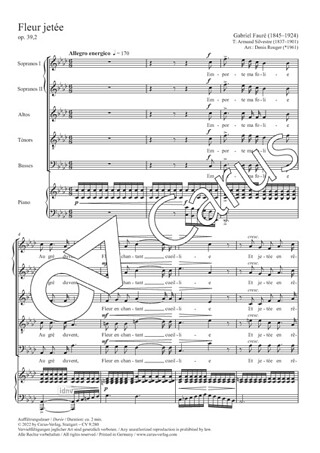 Gabriel Fauré et al. - Fleur jetée f-Moll op. 39,2 (1885)