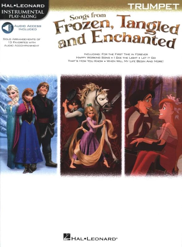 Songs From Frozen, Tangled And Enchanted: Trumpet (Book/Online Audio)