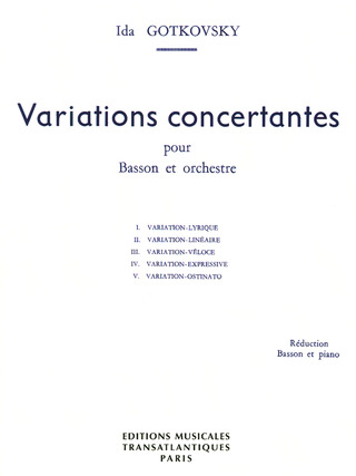 Ida Rose Esther Gotkovsky: Variations Concertantes