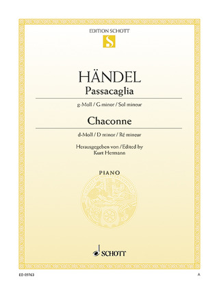 Georg Friedrich Haendel - Passacaglia G minor / Chaconne D minor