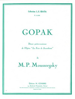Modeste Moussorgski - Gopak extr. de La Foire de Sorotchintsky