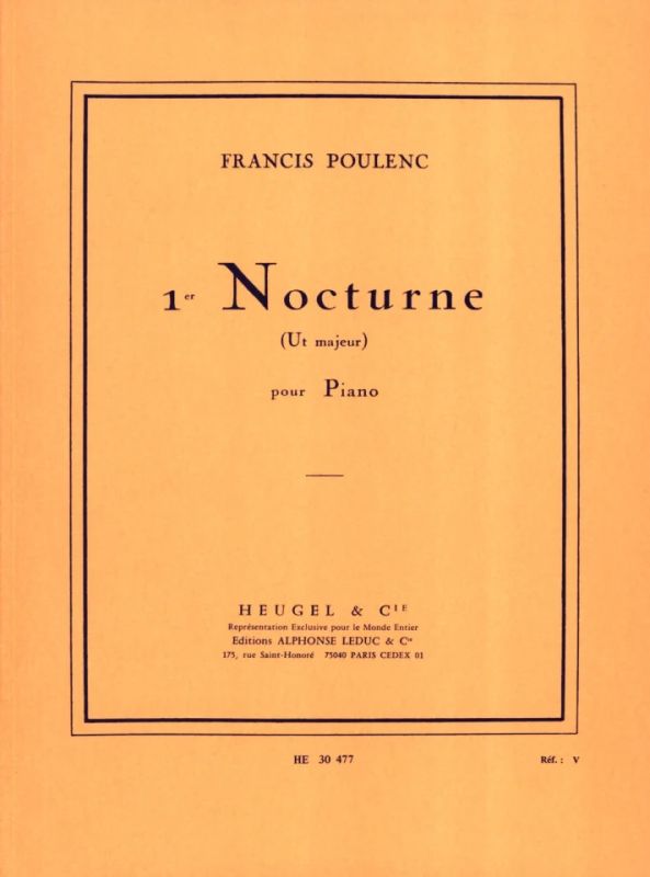 Francis Poulenc - Nocturne No.1 In C