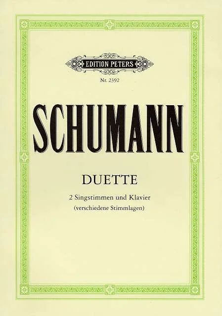 Robert Schumann - 34 Duette