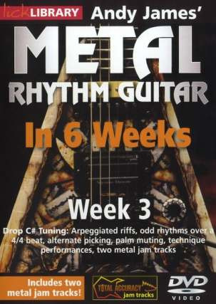 James Andy - Lick Library: Andy James' Metal Rhythm Guitar In 6 Weeks - Week 3
