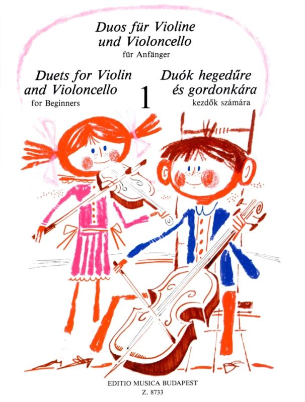 Duets for Violin and Violoncello for Beginners 1