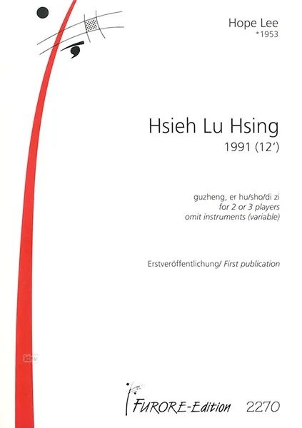 Hope Lee - Hsieh Lu Hsing for guzheng, erhu and dizi (sho)