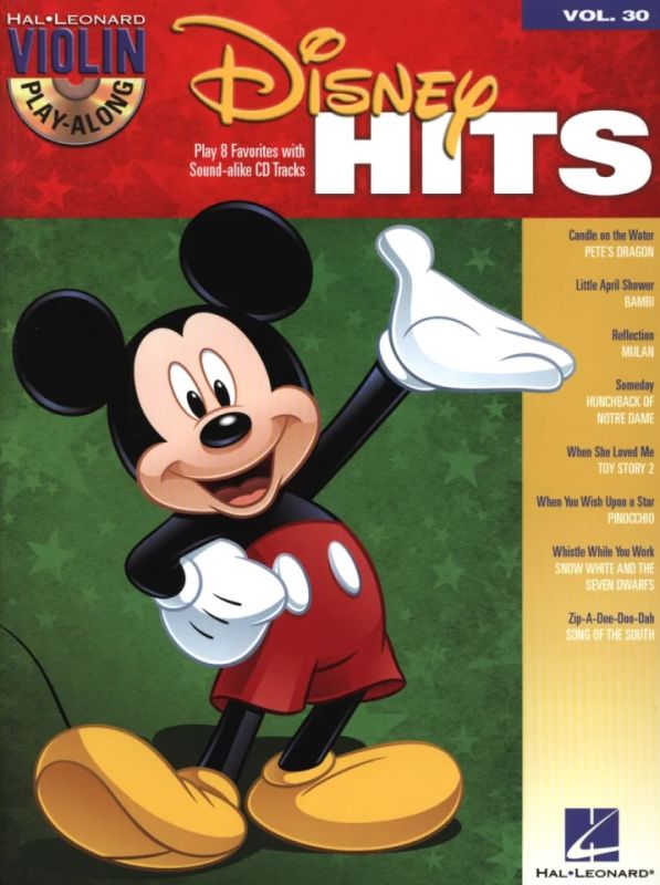 Violin Play-Along 30: Disney Hits