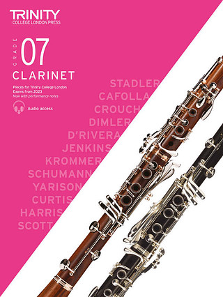 Clarinet Exam Pieces 2023 Grade 7