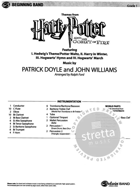 John Williams et al.: Themes from Harry Potter and the Goblet of Fire (1)