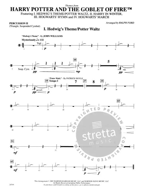 John Williams et al.: Themes from Harry Potter and the Goblet of Fire (3)