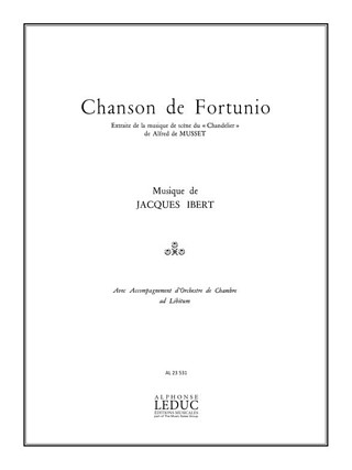 Jacques Ibert - Chanson de Fortunio