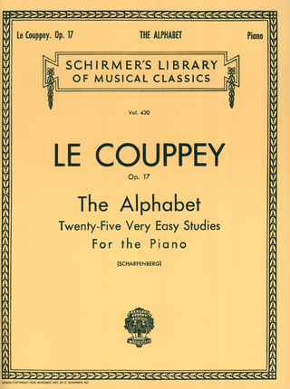 Alphabet, Op. 17 (25 Very Easy Studies)